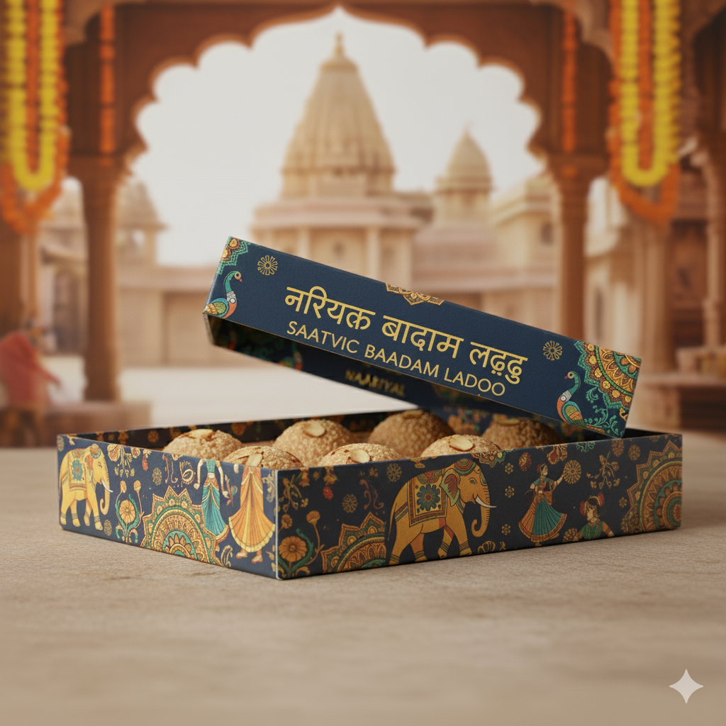 Saatvik Ladoo - Best for (Puja/ Festival/ Healthy Snack/ Gifting)