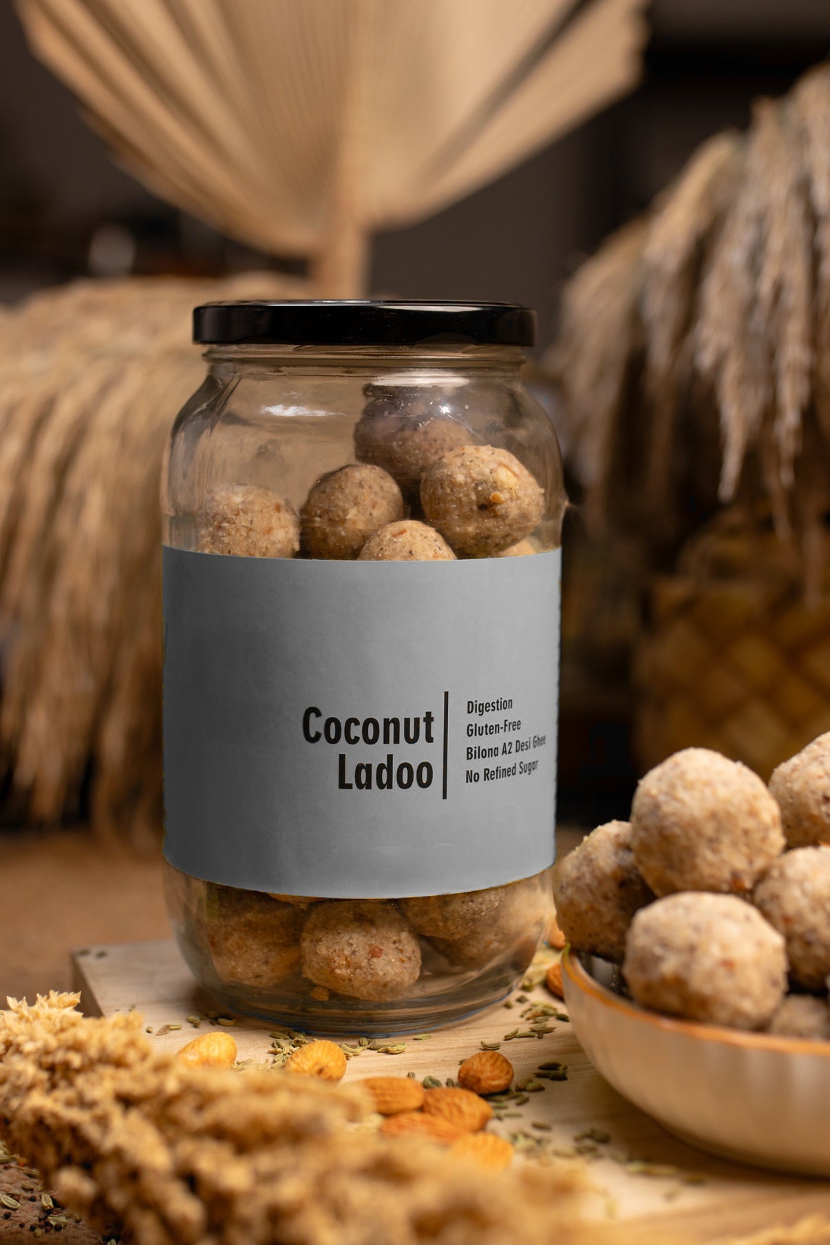 Naariyal Saatvik Ladoo - Coconut